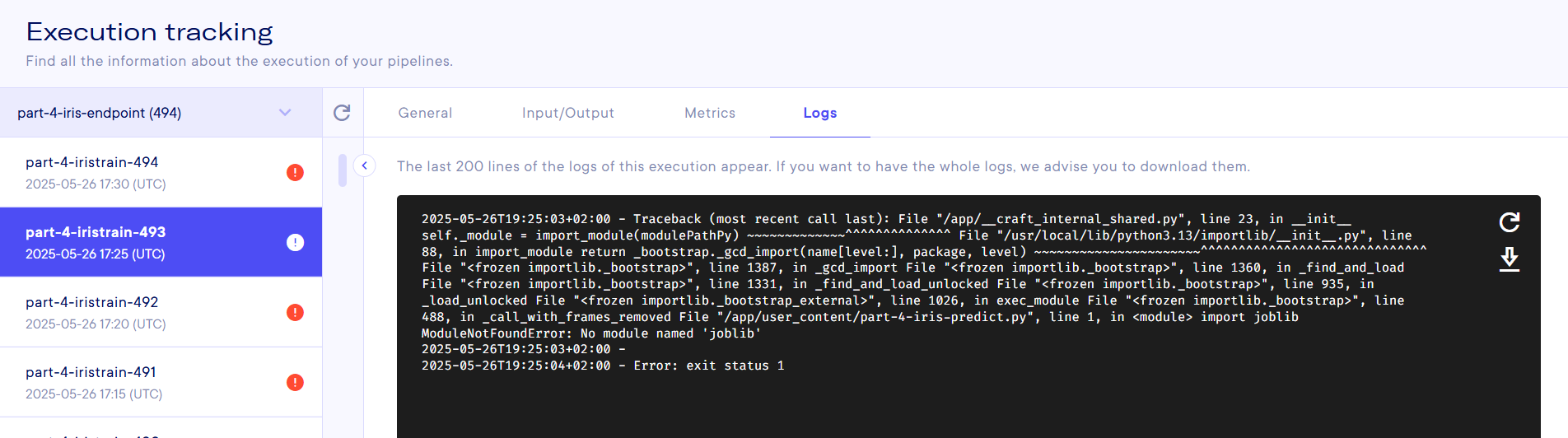 log-tracking